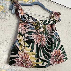 NWOT Design Lab over/off  the shoulder blouse